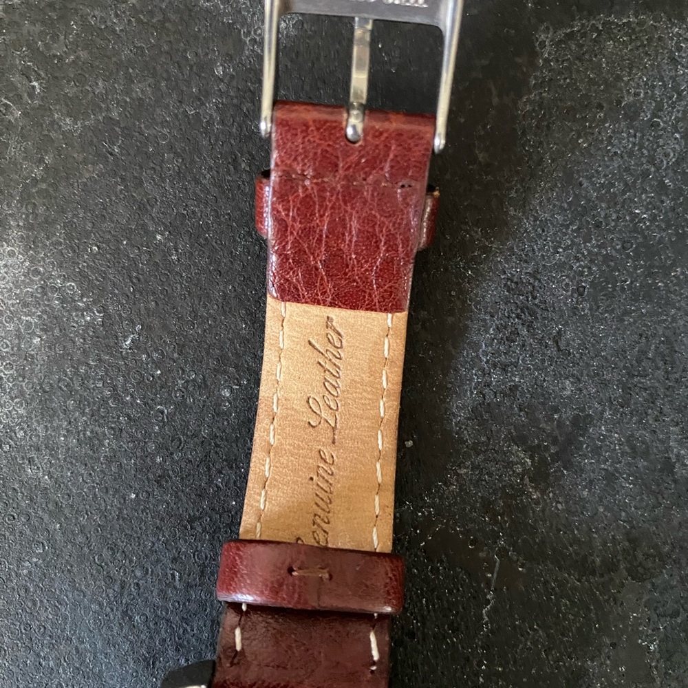 Gant Silver Case Watch With Red Strap View 6